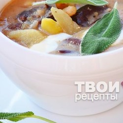 Суп из красной фасоли