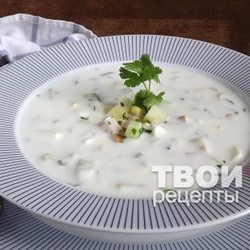 Окрошка на кефире