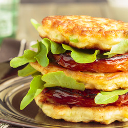 Оладьи с кукурузой и фетой - рецепт RussianFood