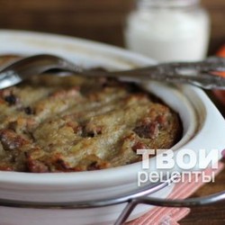 Картофельная бабка с мясом