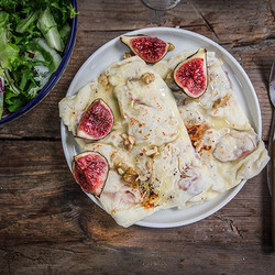 Турецкие лепешки с инжиром - рецепт RussianFood