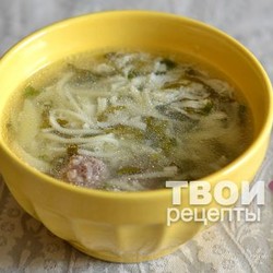 Суп с лапшой в мультиварке