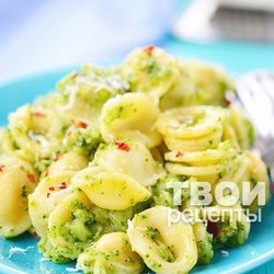 Макароны с овощами