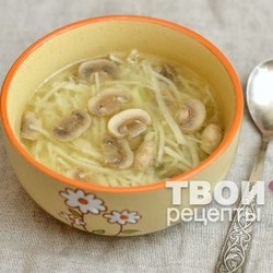 Грибная лапша