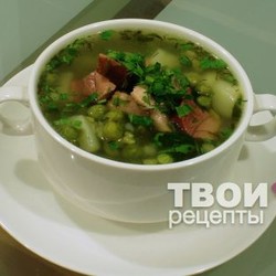 Суп гороховый с ветчиной