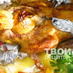 Утка с яблоками