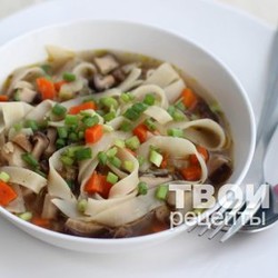 Лапша грибная