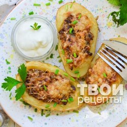 Жульен в картошке