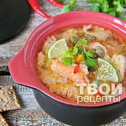 Рыбная солянка