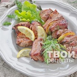 Шашлык с лимоном
