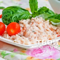 Ризотто с креветками