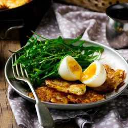 Драники с яйцом - рецепт RussianFood