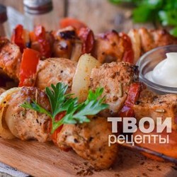 Шашлык в майонезе
