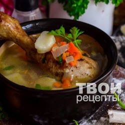 Суп с картофельными клецками