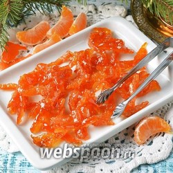 Цукаты из мандариновых корочек