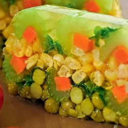 Вегетарианское заливное к Новому Году