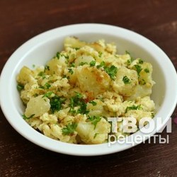 Цветная капуста с яйцом