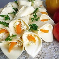 Оригинальная закуска «Каллы»