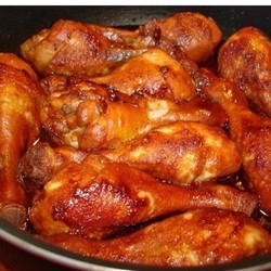 КУРИНЫЕ НОЖКИ В СОЕВО-МЕДОВОМ СОУСЕ 