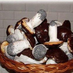 Очень вкусное печенье «Грибочки»