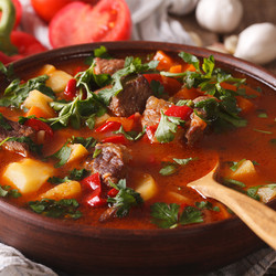 Суп-гуляш венгерский: классический рецепт - Великий повар - пошаговые фоторецепты