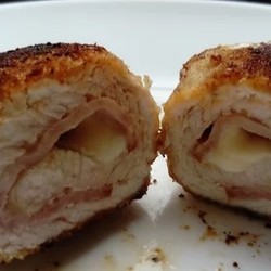 Ну очень вкусный ужин - "Кордон-блю"!