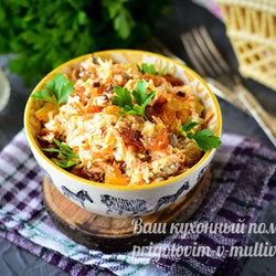 Салат "Бедный еврей", рецепт с фото пошагово в домашних условиях