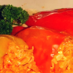 Фаршированный перец с фаршем и капустой - appetitno.net