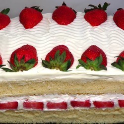 Клубничный торт быстро