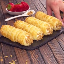 десерты с начинкой из СЛОЕНОГО ТЕСТА