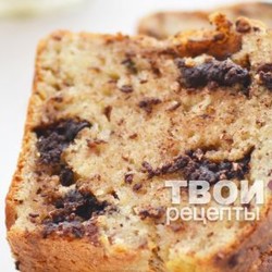 Кекс банановый с шоколадом
