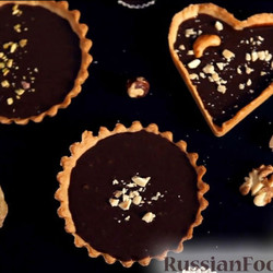 Рецепт: Тарталетки с шоколадом на RussianFood.com