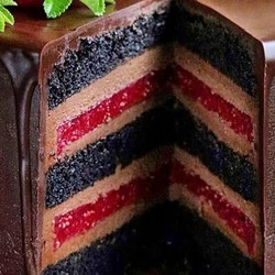 Рецепт торта "Малина в шоколаде".