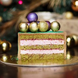 Торт «Чай матча с малиной» — HomeBaked