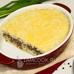 Рисовая запеканка с фаршем — рецепт с фото