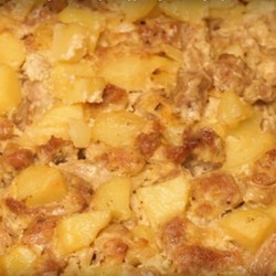 Мясо с карт.по фран.в дух.!