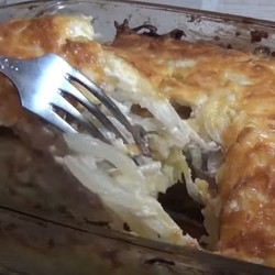 Мясо по Фр.с тертой картошкой