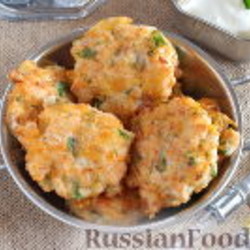 Куриные котлеты с сыром и зеленью