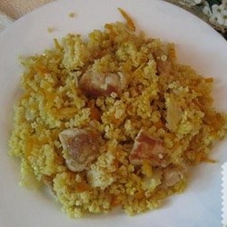 Пшенная каша с мясом и овощами