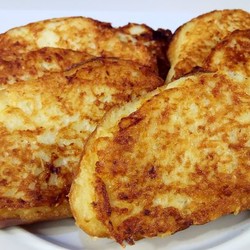 Гренки "ленивые" на картофельном тесте