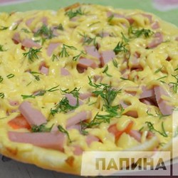 Пицца на сковороде за 15 минут