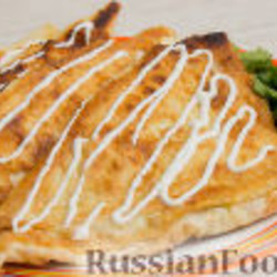 Закуска из лаваша (два варианта начинки)