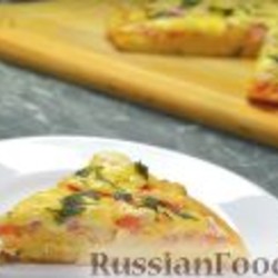 Быстрая пицца на сковороде.....