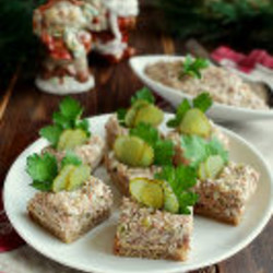 Паштет из печени трески...