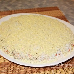 САЛАТ МИМОЗА - КЛАССИЧЕСКИЙ С САЙРОЙ