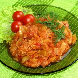 Капуста тушеная с мясом в RMC