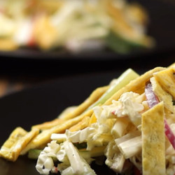 салаты с КРАБОВЫМИ ПАЛОЧКАМИ