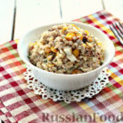 Салат с тунцом и рисом