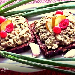 Закуска из авокадо и творога