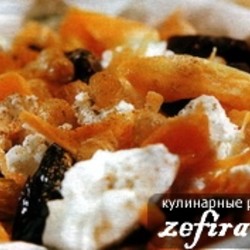 творог с сухофруктами